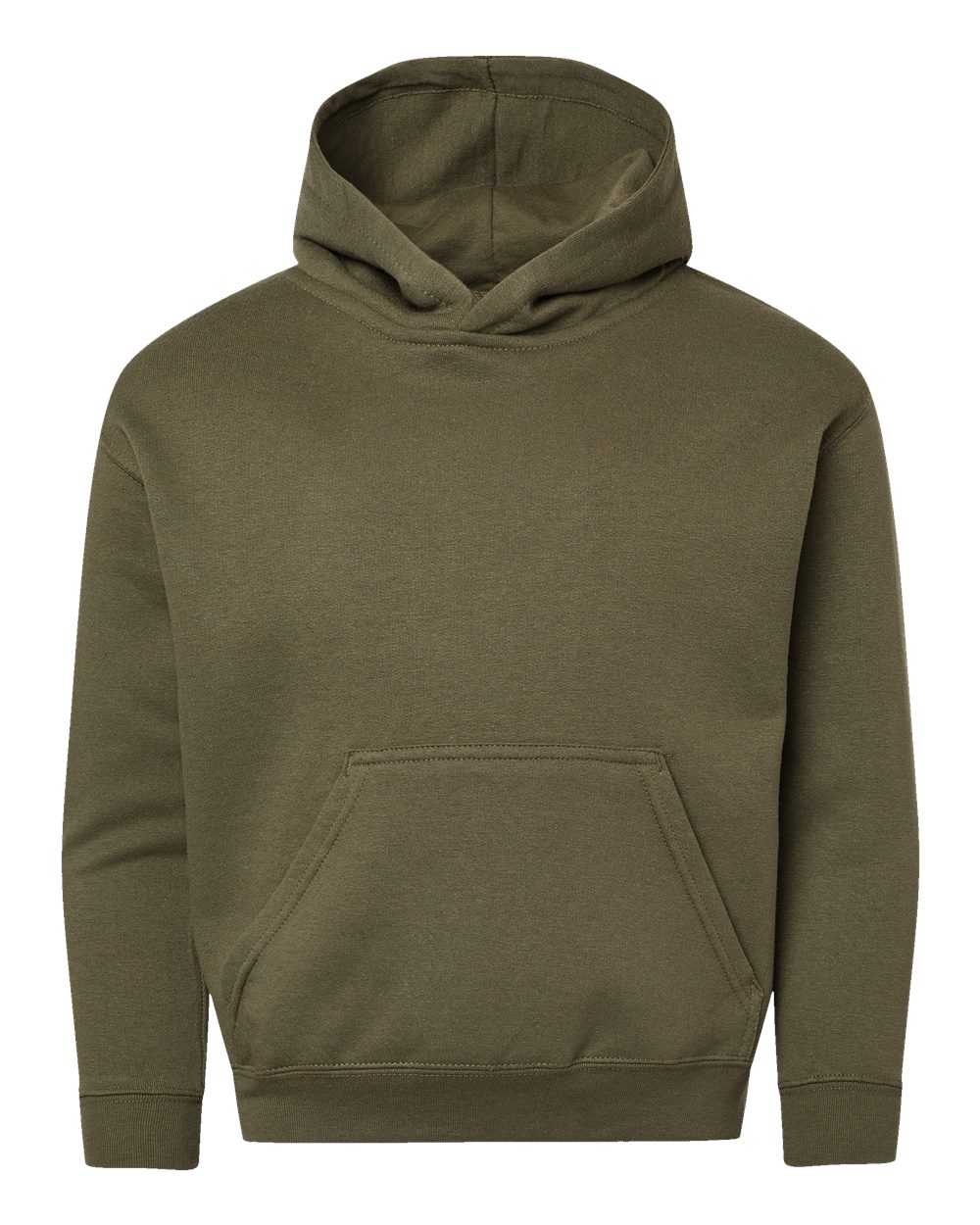 LAT Youth Hoodie Sweatshirt. 2296 - Military Green