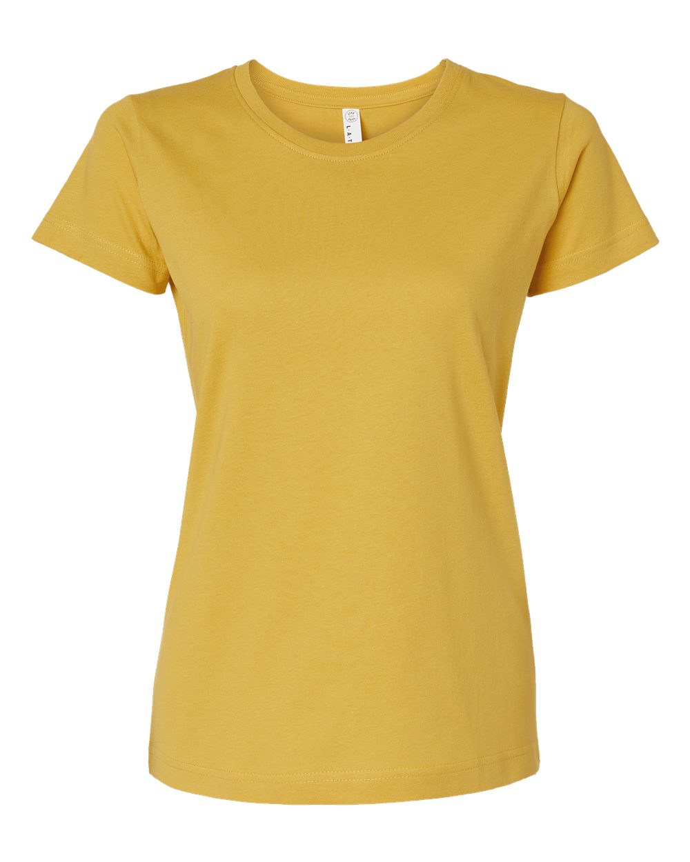 LAT Women's Fine Jersey Tee. 3516 - Mustard