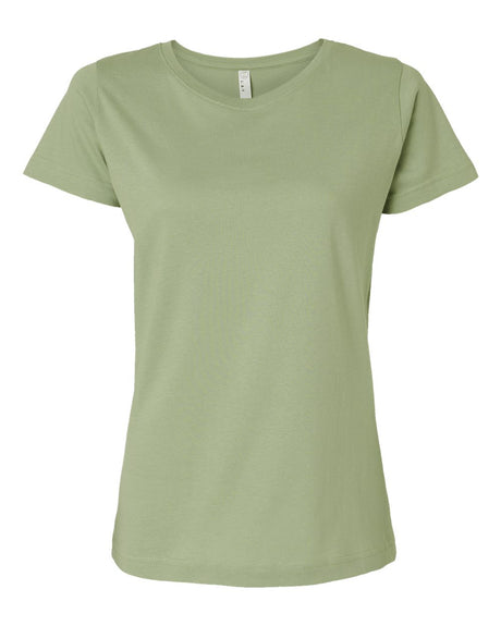 LAT Women's Fine Jersey Tee. 3516 - Sage