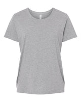LAT Women's Curvy Collection Fine Jersey Tee. 3816 - Heather
