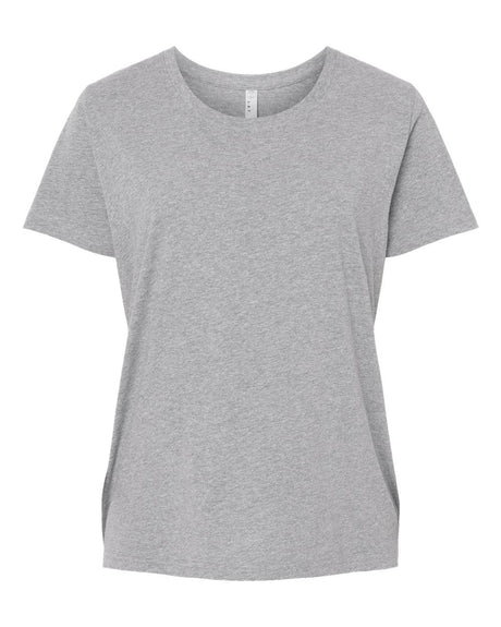 LAT Women's Curvy Collection Fine Jersey Tee. 3816 - Heather