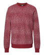 J. America Unisex Aspen Fleece Crewneck Sweatshirt. 8712 - Burgundy Speck