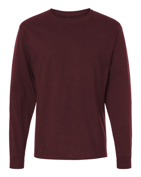 Champion Unisex Long Sleeve T-Shirt. CC8C - Maroon