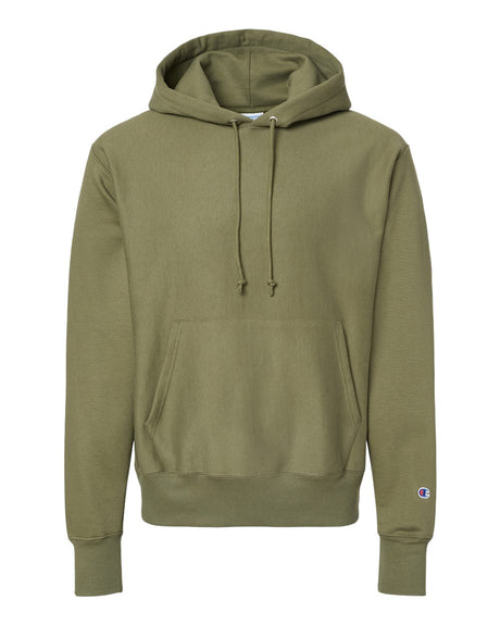 Champion Unisex Reverse Weave® Hooded Sweatshirt. S101 - Fresh Olive