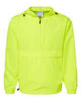Champion Unisex Packable Anorak Jacket. CO200 - Safety Green