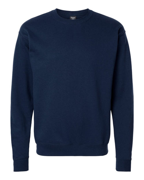 Hanes Unisex Perfect Sweats Crewneck Sweatshirt. RS160 - Navy