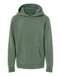 Independent Trading Co. Youth Midweight Pigment-Dyed Hooded Sweatshirt. PRM1500Y - Pigment Alpine Green