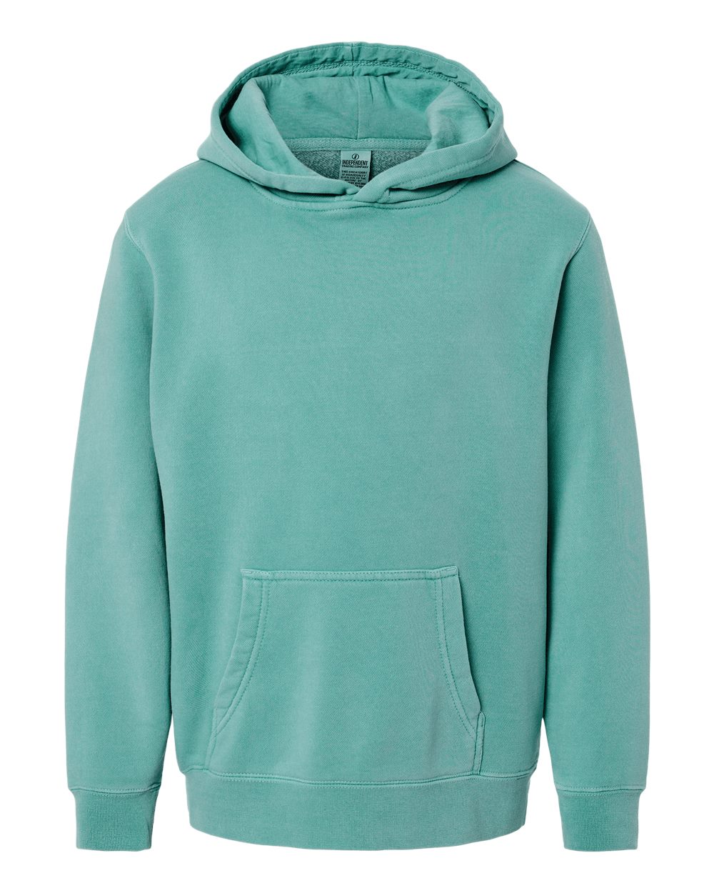 Independent Trading Co. Youth Midweight Pigment-Dyed Hooded Sweatshirt. PRM1500Y - Pigment Mint