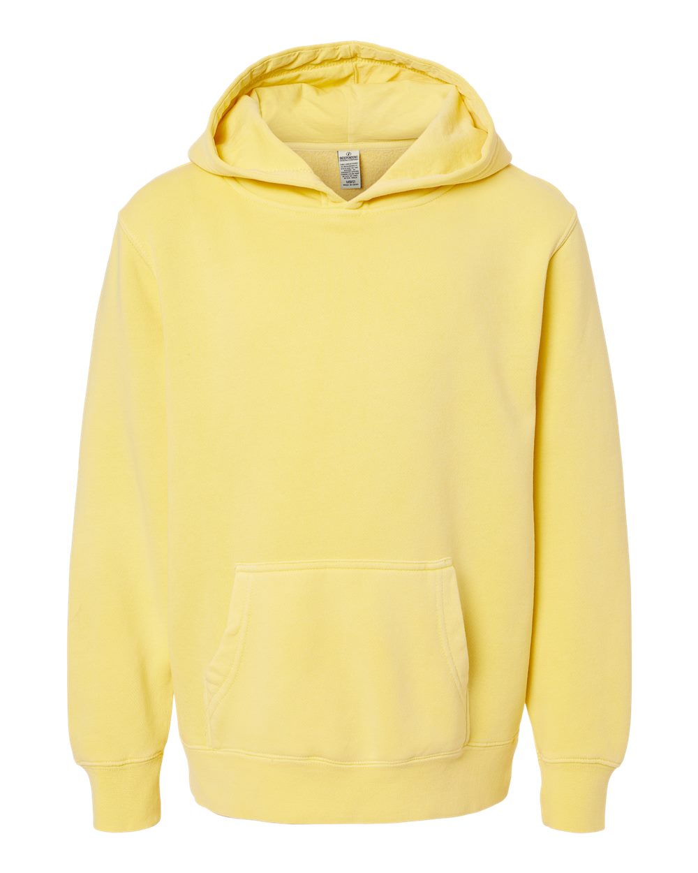 Independent Trading Co. Youth Midweight Pigment-Dyed Hooded Sweatshirt. PRM1500Y - Pigment Yellow
