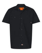 Dickies Men's Industrial Short Sleeve Work Shirt. S535 - Black