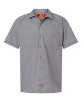 Dickies Men's Industrial Short Sleeve Work Shirt. S535 - Graphite Grey