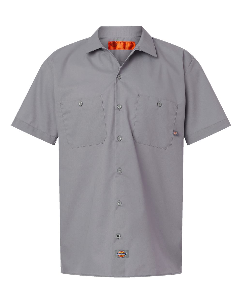 Dickies Men's Tall Industrial Short Sleeve Work Shirt. S535T - Graphite Grey