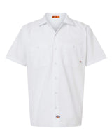 Dickies Men's Tall Industrial Short Sleeve Work Shirt. S535T - White