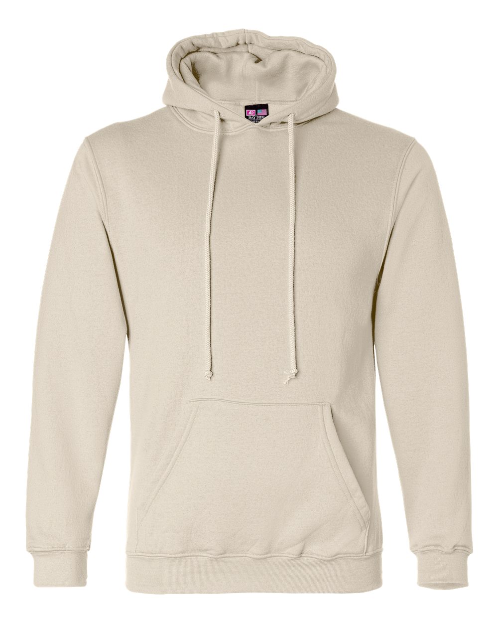 Bayside Unisex USA-Made Hooded Sweatshirt. 960 - Cream