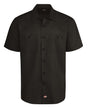 Dickies Men's Industrial Worktech Ventilated Short Sleeve Work Shirt. LS51 - Black