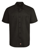 Dickies Men's Tall Industrial Worktech Ventilated Short Sleeve Work Shirt. LS51T - Black