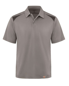 Dickies Unisex Team Performance Short Sleeve Work Shirt. LS66 - Smoke/ Black