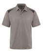Dickies Unisex Team Performance Short Sleeve Work Shirt. LS66 - Smoke/ Black