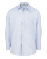 Dickies Men's Oxford Shirt. SSS36 - Blue/ White Stripe