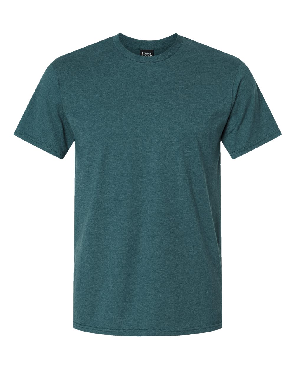 Hanes Unisex Perfect-T T-Shirt. 4980 - Jade Pine Heather