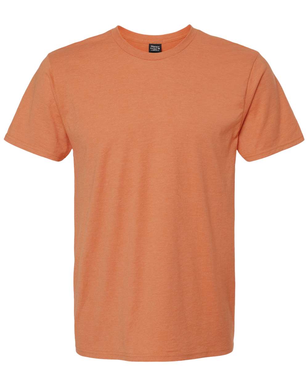 Hanes Unisex Perfect-T T-Shirt. 4980 - Pumpkin Heather