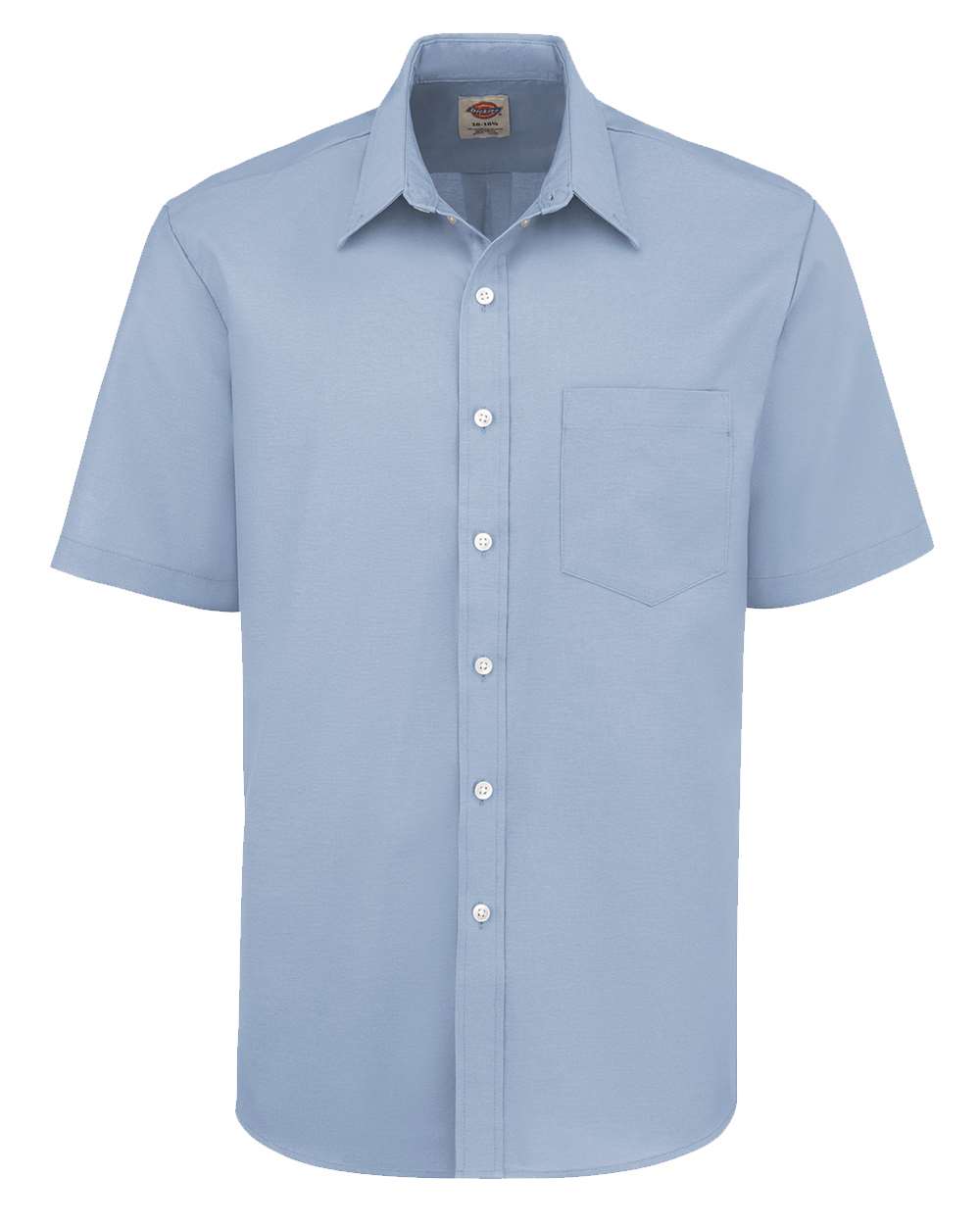 Dickies Men's Short Sleeve Oxford Shirt. SSS46 - Light Blue