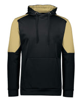 Holloway Unisex Blue Chip Hooded Sweatshirt. 222540 - Black/ Vegas Gold