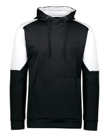 Holloway Unisex Blue Chip Hooded Sweatshirt. 222540 - Black/ White
