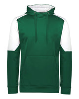 Holloway Unisex Blue Chip Hooded Sweatshirt. 222540 - Dark Green/ White
