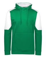 Holloway Unisex Blue Chip Hooded Sweatshirt. 222540 - Kelly/ White