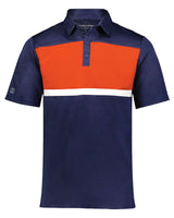 Holloway Men's Dry-Excel™ Prism Bold Polo. 222576 - Navy/ Orange