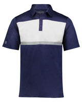 Holloway Men's Dry-Excel™ Prism Bold Polo. 222576 - Navy/ White