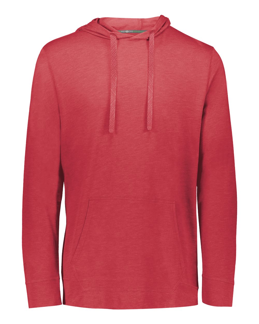 Holloway Men's Repreve® Eco Hooded Sweatshirt. 222577 - Scarlet Heather