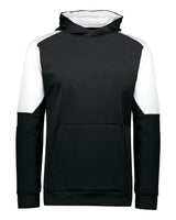 Holloway Youth Blue Chip Hooded Sweatshirt. 222640 - Black/ White
