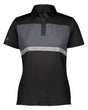 Holloway Women's Prism Bold Polo. 222776 - Black/ Carbon