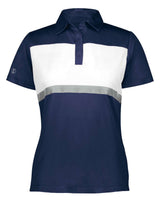Holloway Women's Prism Bold Polo. 222776 - Navy/ White