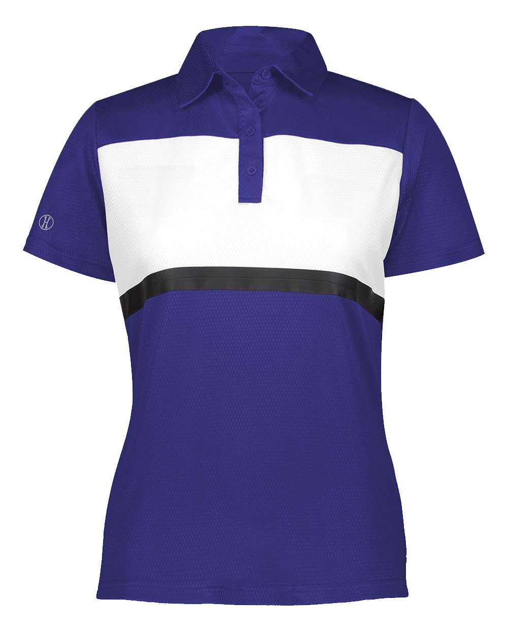 Holloway Women's Prism Bold Polo. 222776 - Purple/ White
