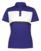 Holloway Women's Prism Bold Polo. 222776 - Purple/ White