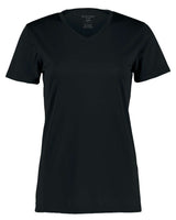 Holloway Women's Momentum V-Neck T-Shirt. 222820 - Black