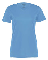 Holloway Women's Momentum V-Neck T-Shirt. 222820 - Columbia Blue