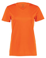 Holloway Women's Momentum V-Neck T-Shirt. 222820 - Electric Orange
