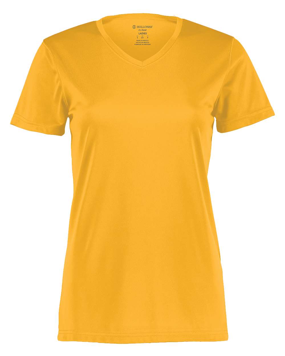 Holloway Women's Momentum V-Neck T-Shirt. 222820 - Gold