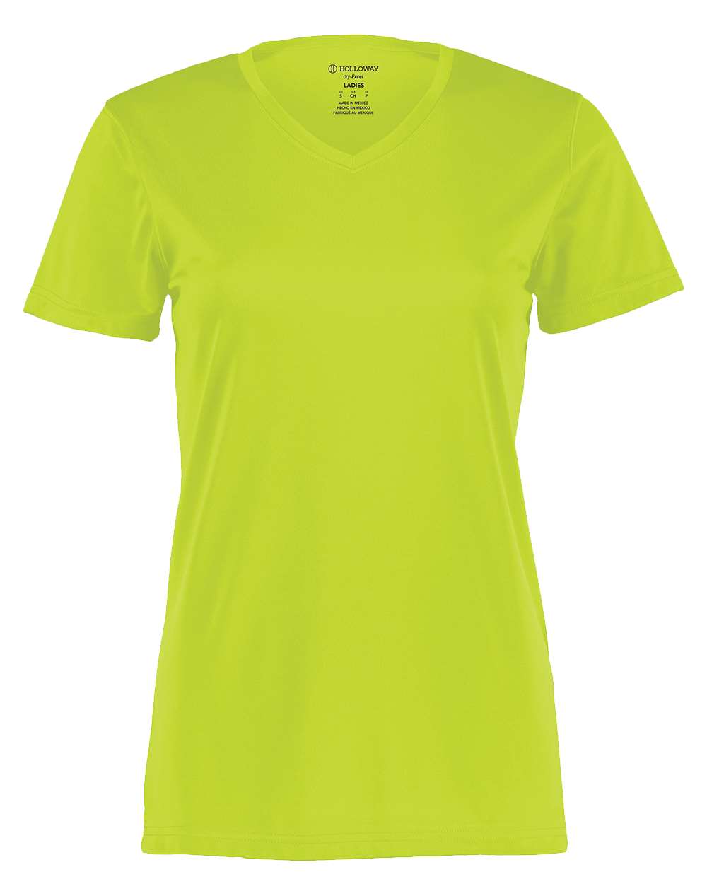 Holloway Women's Momentum V-Neck T-Shirt. 222820 - Lime