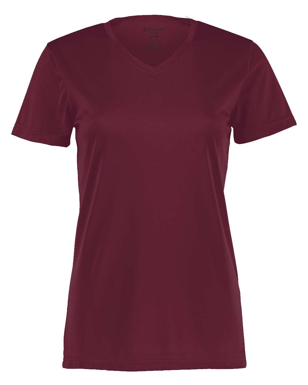 Holloway Women's Momentum V-Neck T-Shirt. 222820 - Maroon