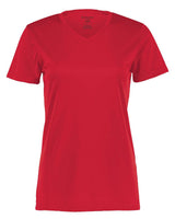 Holloway Women's Momentum V-Neck T-Shirt. 222820 - Scarlet