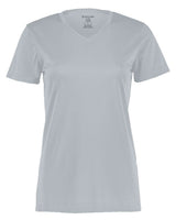Holloway Women's Momentum V-Neck T-Shirt. 222820 - Silver