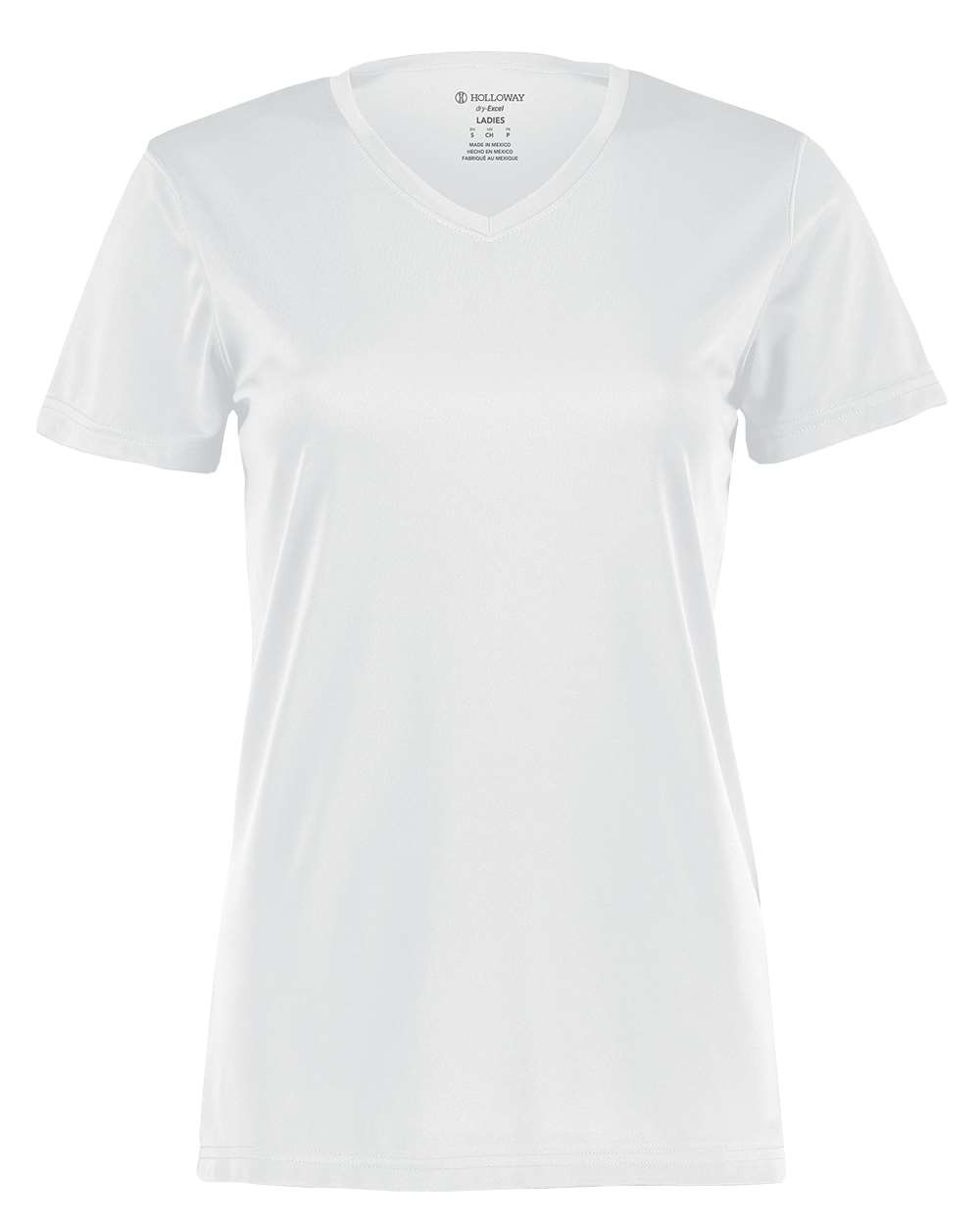 Holloway Women's Momentum V-Neck T-Shirt. 222820 - White