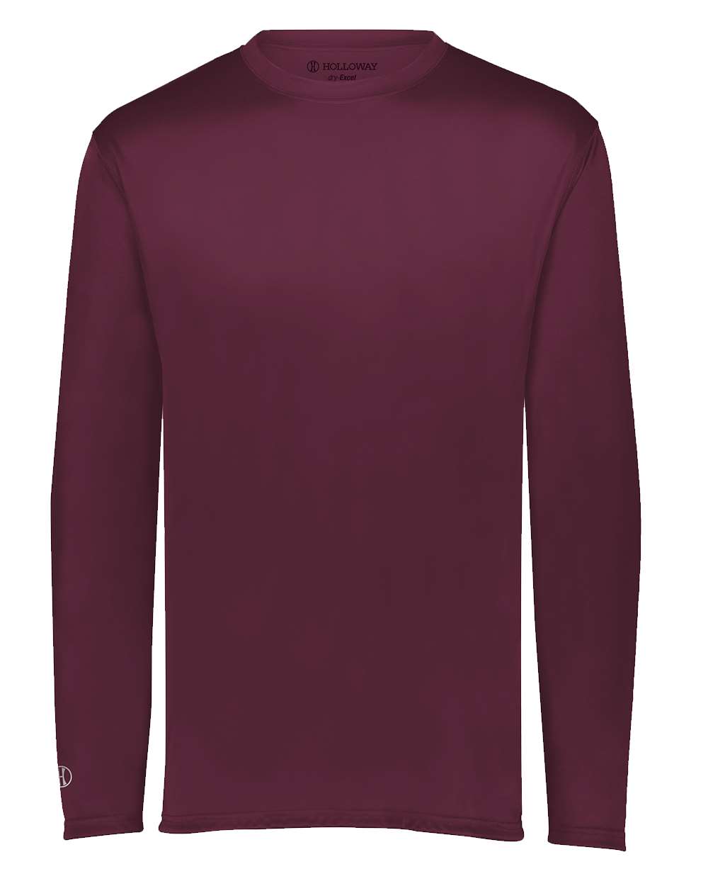 Holloway Men's Momentum Long Sleeve T-Shirt. 222822 - Maroon