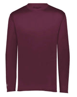 Holloway Men's Momentum Long Sleeve T-Shirt. 222822 - Maroon