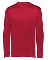 Holloway Youth Momentum Long Sleeve T-Shirt. 222823 - Scarlet